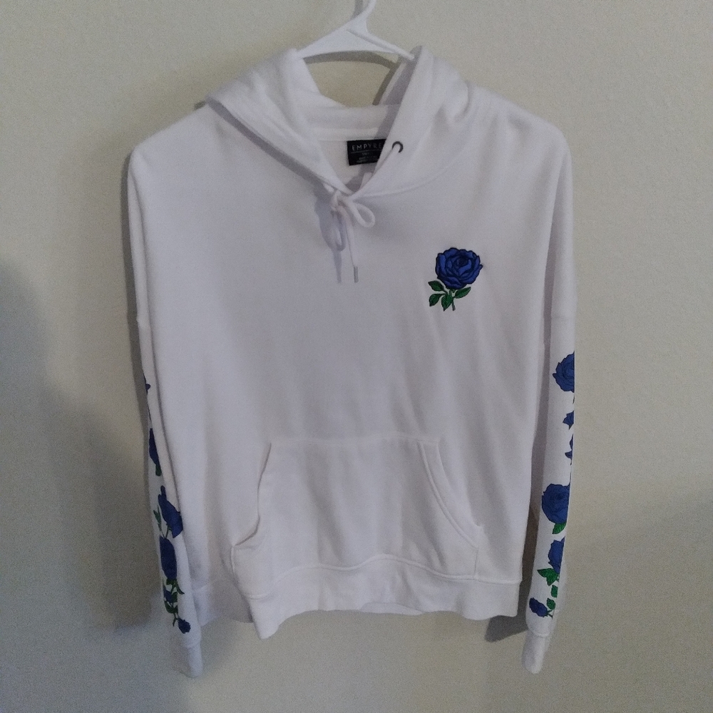 Mens White hoodie